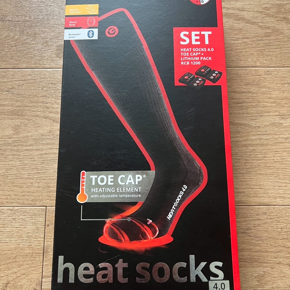 Lenz 4.0 Heat Socks Toe Cap